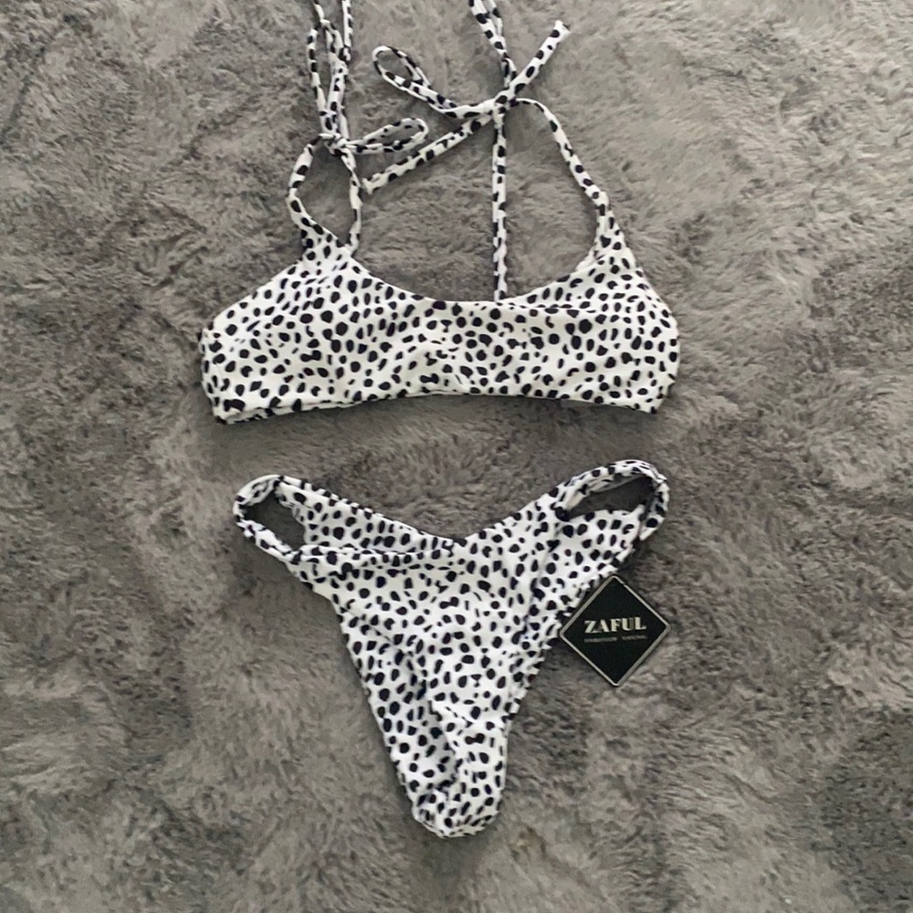 Zaful leopard print bikini